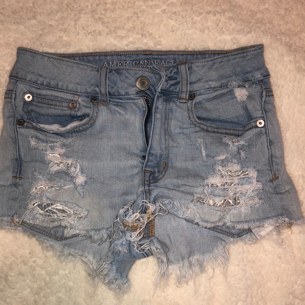 AE High Rise-Shortie Jeans